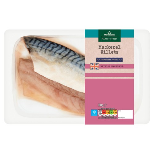Morrisons Market Street Mackerel Fillets 180g