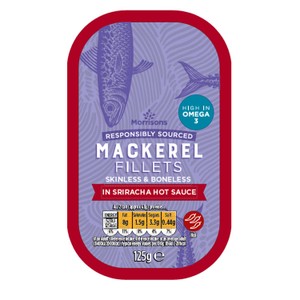 Morrisons Mackerel Hot Sriracha 125g