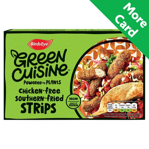 Birds Eye Green Cuisine Vegan Chicken Free Southern Fried Strips