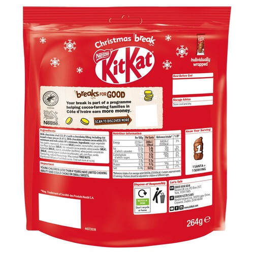 Kit Kat Santa Pouch 