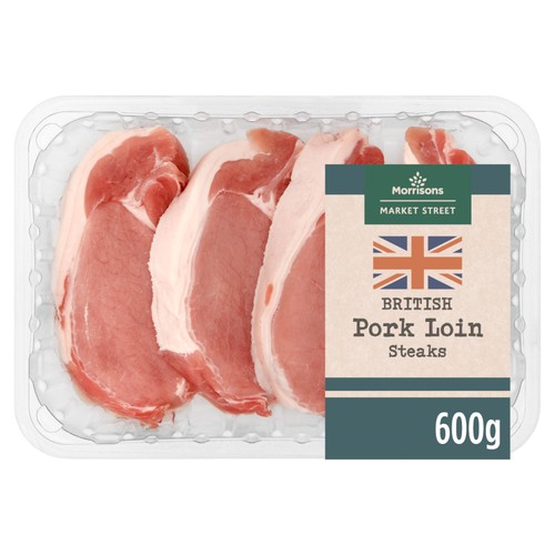 Morrisons British Pork Loin Steaks 600g