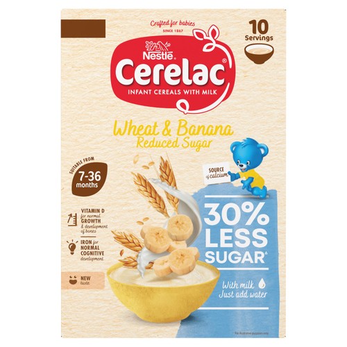 Cerelac 30% Less Sugar Banana 250g