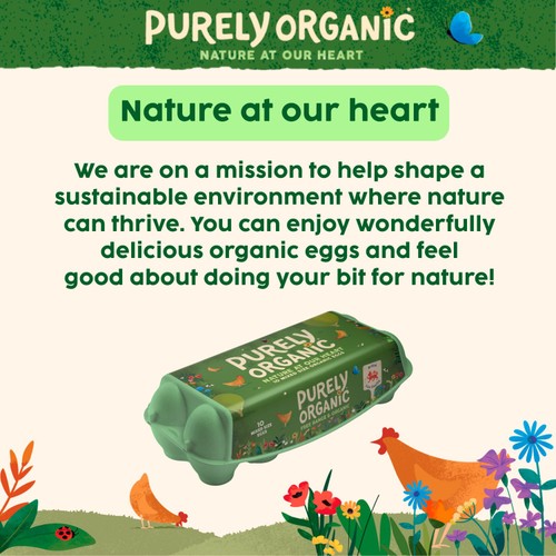 Purely Organic 10 Mixed Size Eggs