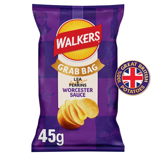 Walkers Lea & Perrins Worcester Sauce Crisps    45g