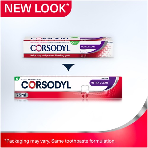 Corsodyl Ultra Clean Gum Care Toothpaste 75ml