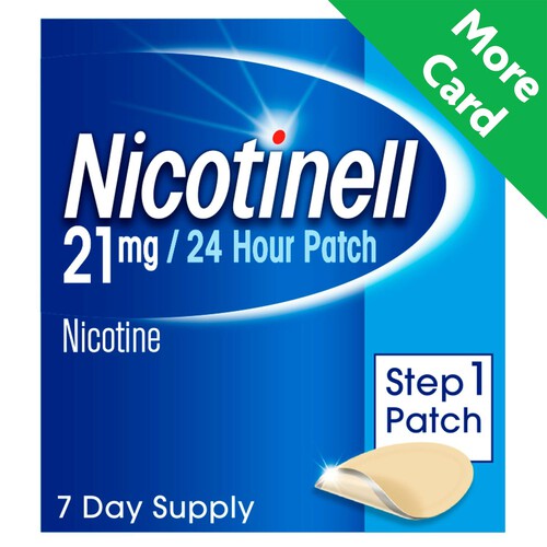 Nicotinell Nicotine Patches 21mg Stop Smoking Aid Step 1