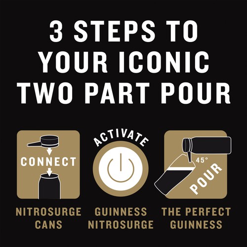 Guinness NitroSurge Device - Use with NitroSurge Cans