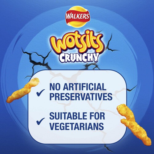 Walkers Wotsits Crunchy Really Cheesy Sharing Snacks Crisps 