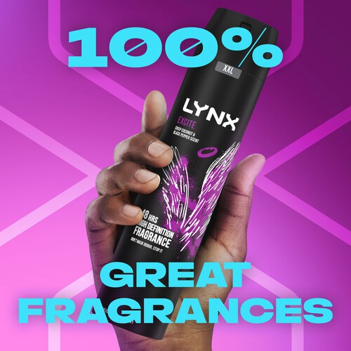 Lynx Excite Body Spray Deodorant