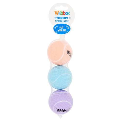 Webbox Fetch Sponge Ball Dog Toy