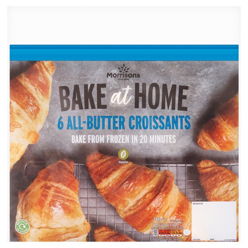 Morrisons Bake at Home All Butter Croissants 