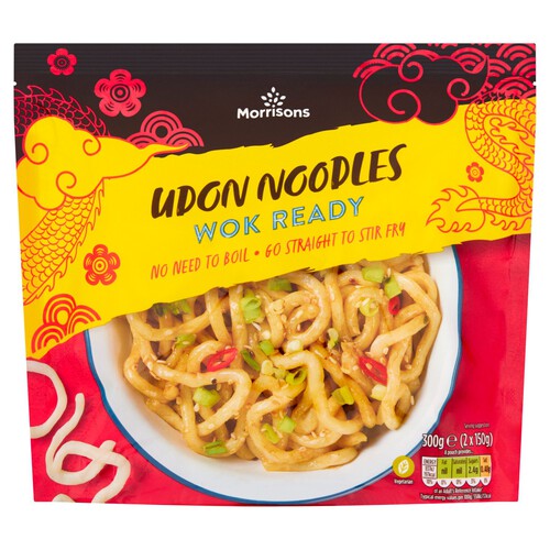 Morrisons Wok Ready Udon Noodles     