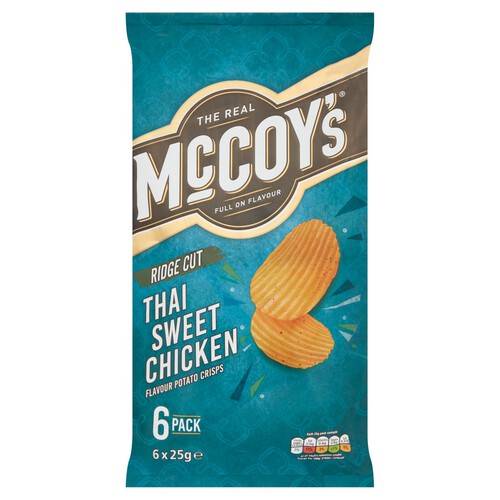 McCoy's Thai Sweet Chicken Crisps 6 Pack