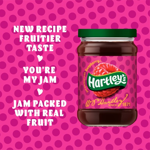 Hartley's Best Raspberry Jam 300G