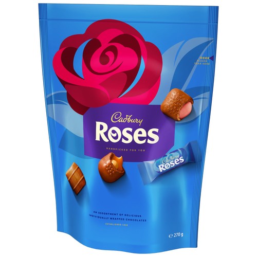 Cadbury Roses Chocolate Pouch 270g