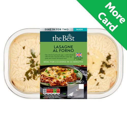 Morrisons The Best Meal Deal Lasagne 