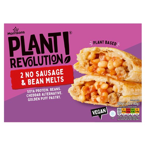 Morrisons Plant Revolution 2 No Sausage & Bean Melt