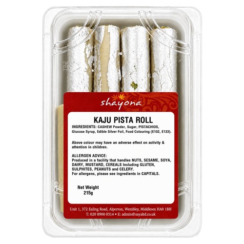 Shayona Kaju Pista Rolls 8Pcs