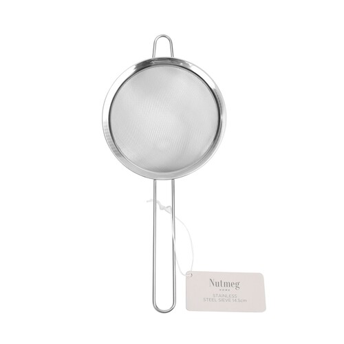 Nutmeg Home Stainless Steel Sieve 14.5cm