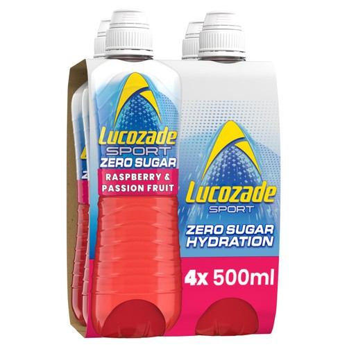 Lucozade Sport Drink Zero Sugar Raspberry Passion Fruit
