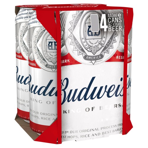 Budweiser Lager Beer Cans