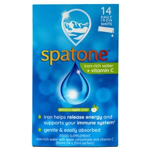 Spatone Liquid Iron Supplement with Vitamin C - Apple Sachets 28s