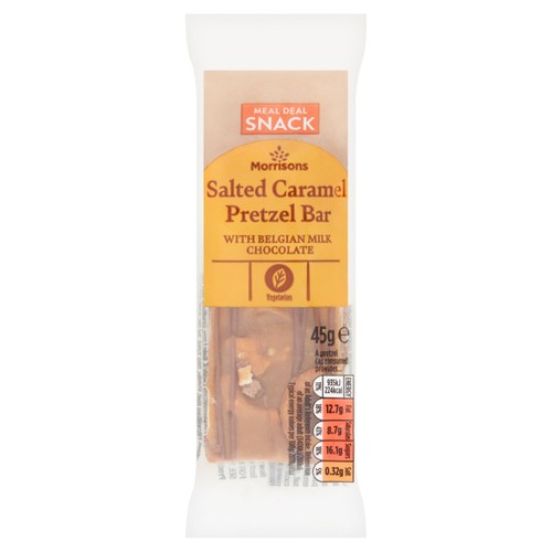 Morrisons Salted Caramel Pretzel With Belgian Milk Chocolate 