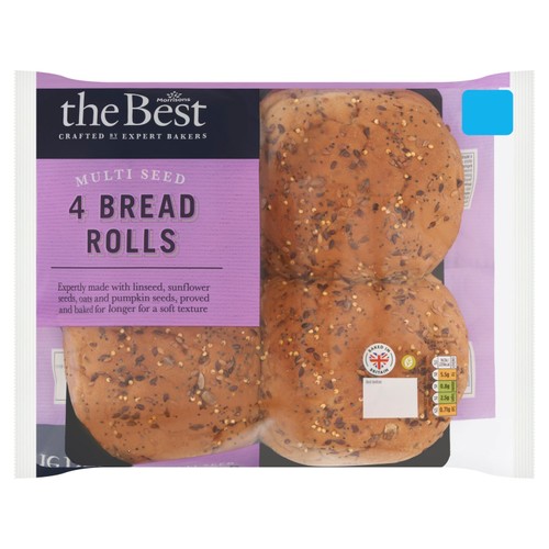 Morrisons The Best Multiseed Rolls 