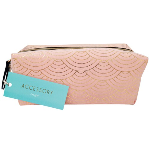 IG Design Pink Velvet Accessory Case