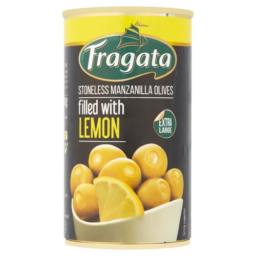 Fragata Stoneless Manzanilla Olives Filled With Lemon (350g)