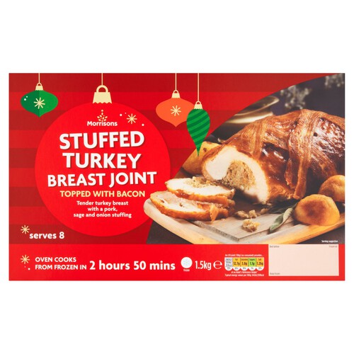 Morrisons Turkey Breast Joint With Pork, Sage & Onion Stuffing 