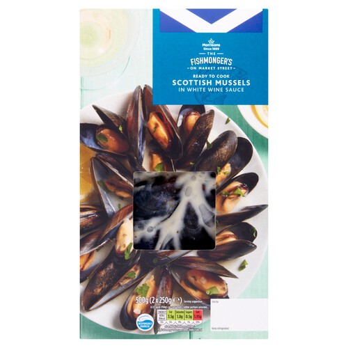 Morrisons Scottish Cooked Mussels In White Wine Sauce