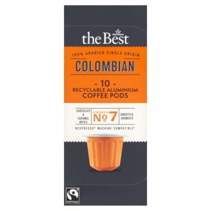 Morrisons The Best Fair Trade Colombian Pods x 10