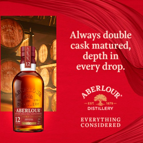 Aberlour 12 Year Old Speyside Single Malt Scotch Whisky 