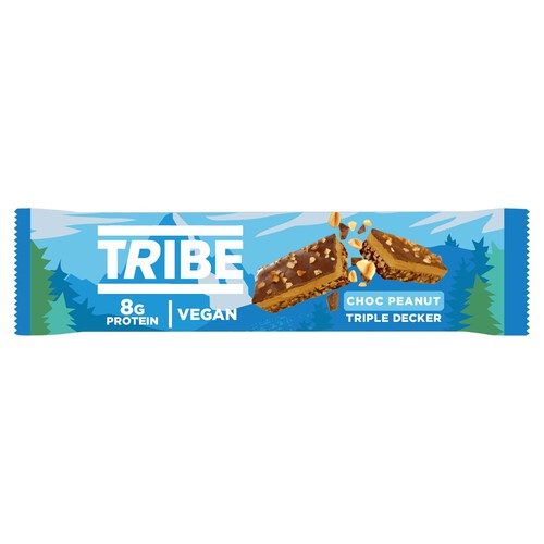 Tribe Triple Decker Choc Peanut Butter Bar