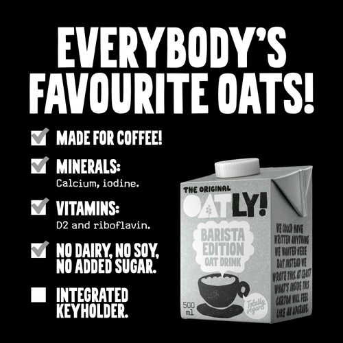 Oatly Oat Drink Barista Edition Chilled 500ml