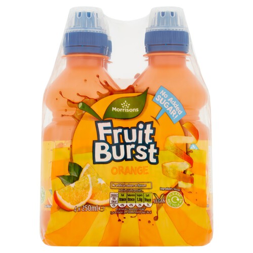 Morrisons No Added Sugar Fruit Burst Orange Juice Drink