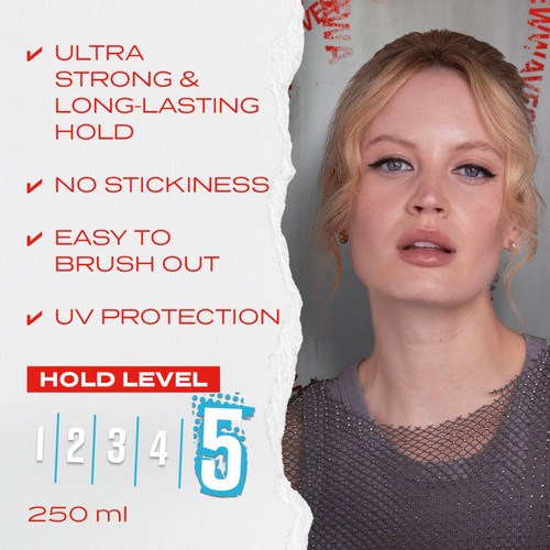 Wella Shockwaves Ultra Strong Power Hold Hairspray 250ML