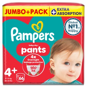 Pampers Pants Nappies Pull-On Size 4 Maxi