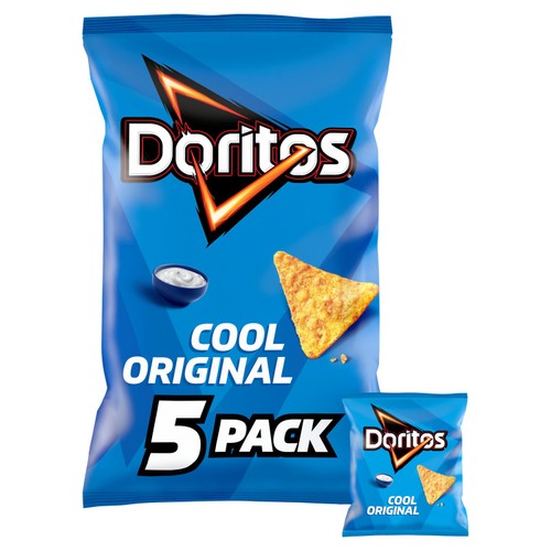 Doritos Cool Original Tortilla Chips Multipack Crisps 5x30g