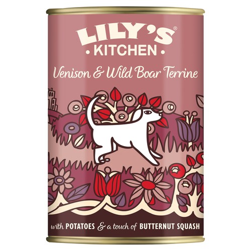 Lily's Kitchen Venison And Wild Boar Terrine Dog Food 