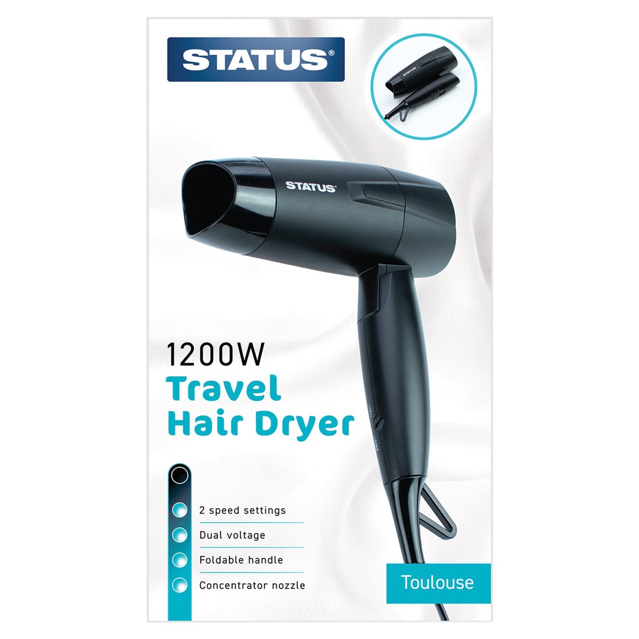 Status Travel Hairdryer