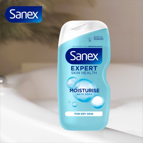 Sanex Expert Skin Health Moisturising Bath Soak Bubble Bath