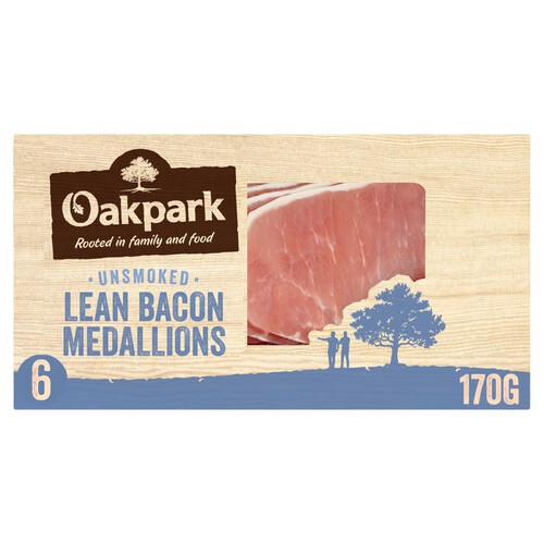 Oakpark Unsmoked Bacon Medallions 6 Pack