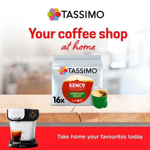 Tassimo Kenco Americano Decaff Coffee Pods x16