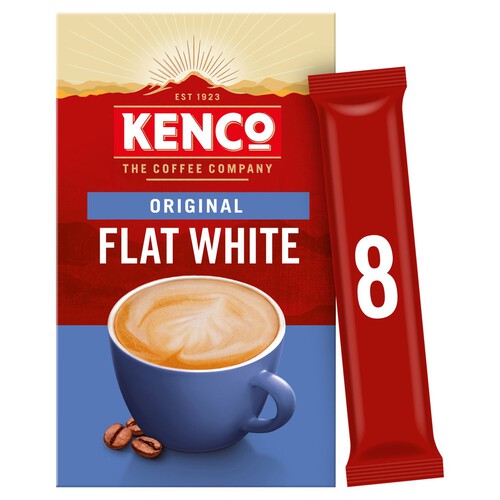 Kenco Flat White Instant Coffee Sachets 