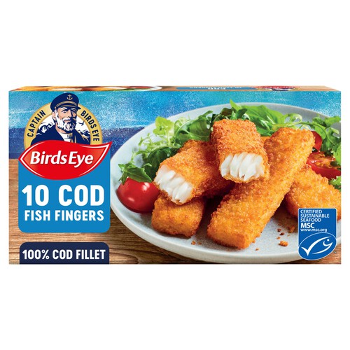 Birds Eye 10 Cod Fish Fingers