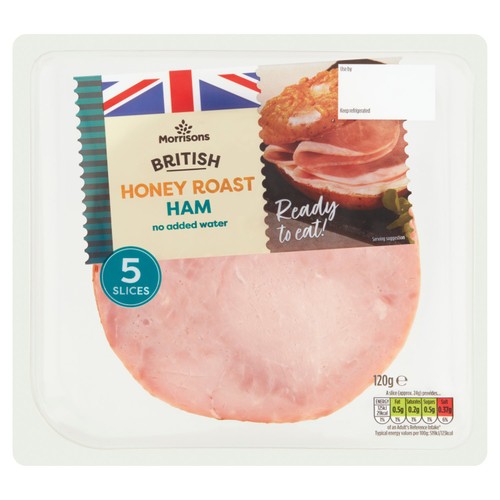 Morrisons british honey roast ham