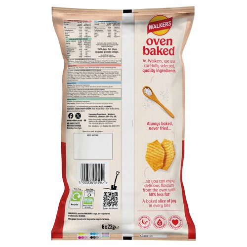 Walkers Baked Variety Multipack Snacks Crisps 