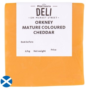 Coloured Mature Cheddar Cheese 200g